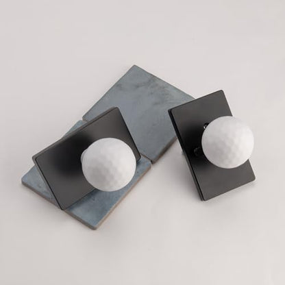 White Interior Door Knob for Privacy Bath & Bedroom