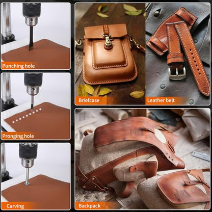 Leather Hole Puncher Hand Punching Manual Punch Arbor Presses Manual Press