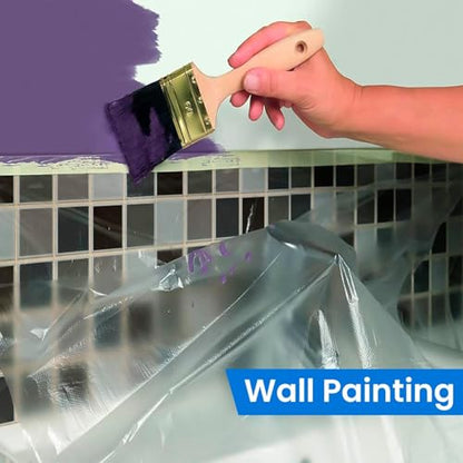 Pre Taped Masking Film Plastic Sheeting Roll