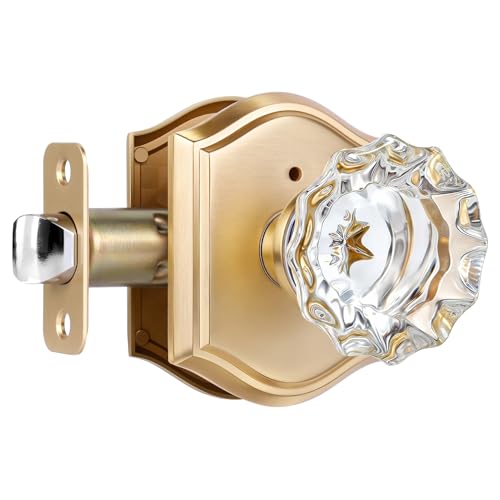 Crystal Glass Door Knobs for Interior Doors
