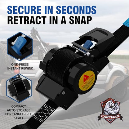 Retractable Ratchet Straps