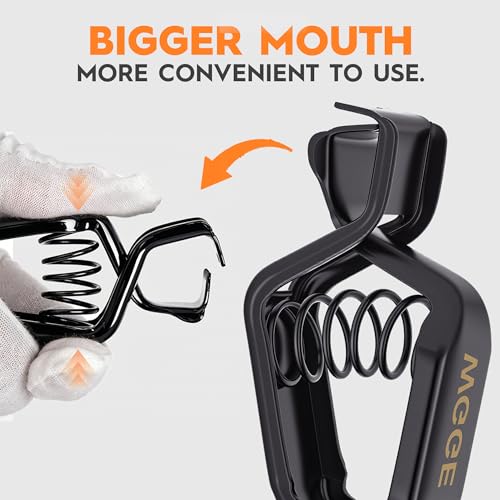 Heavy Duty Glove Clip with Locking Carabiner
