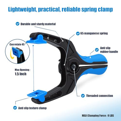 Heavy Duty Plastic Spring Clamps for Woodworking