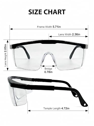2 Pack Safety Glasses
