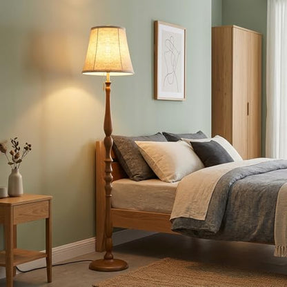 Wood Floor Lamp for Living Room