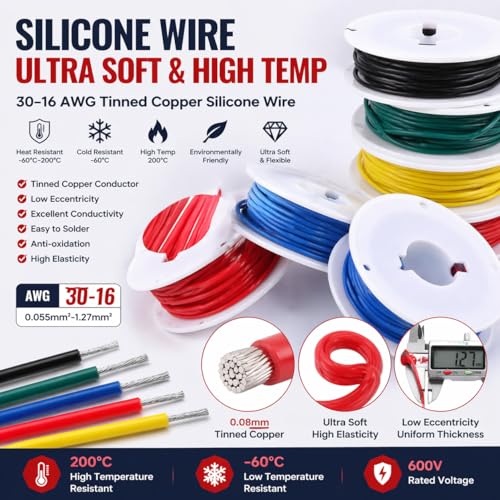 30 AWG Silicone Hook Up Wire Kit