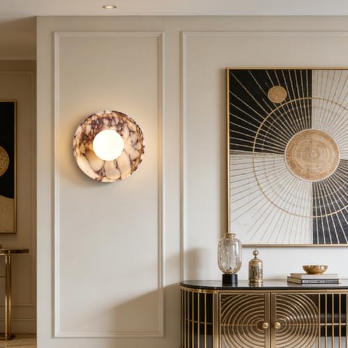 Natural Marble Wall Sconce