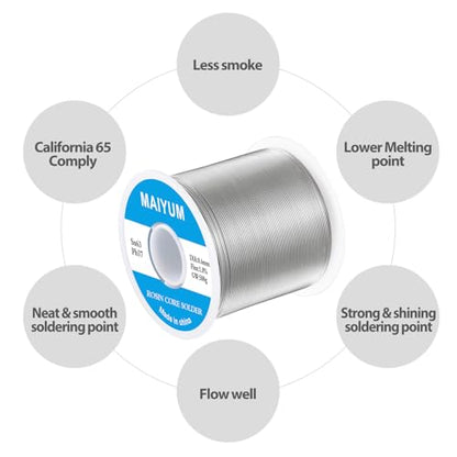 63 37 Tin Lead Solder Wire for Rosin Core 1.8% Flux Low Melting Point