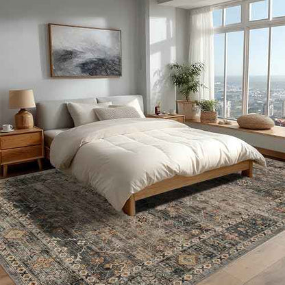 Washable Area Rug 10×14 for Living Room (Camel / 10' x 14' (Rectangular))