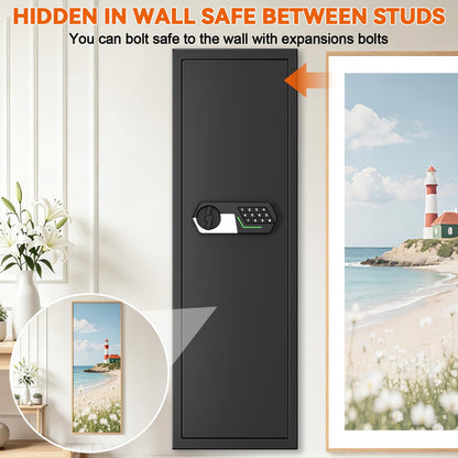 47.24‘’ Tall Heavy Duty Fireproof Wall Safes Between the Studs (47.24'' Tall)