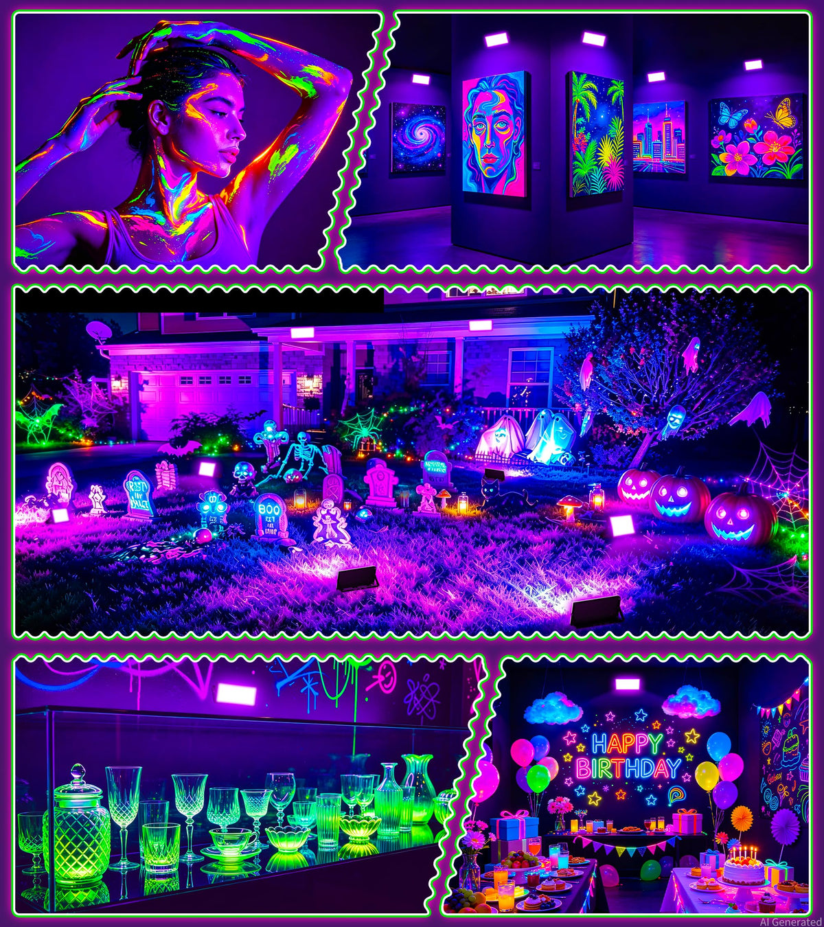 50w 4 Pack Black Light
