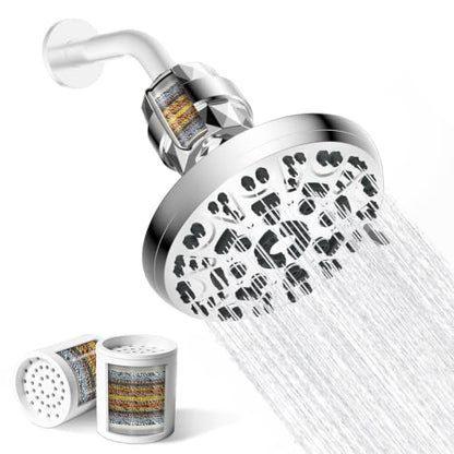 7'' Round High Pressure Filtered Rainfall Shower Head