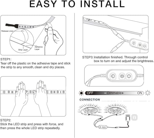 Smart WiFi White LED Lights
