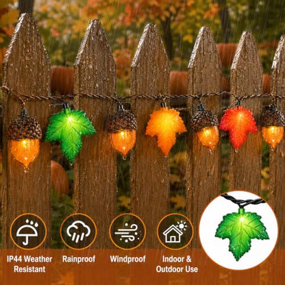 Fall String Lights LED Battery Operated Lights