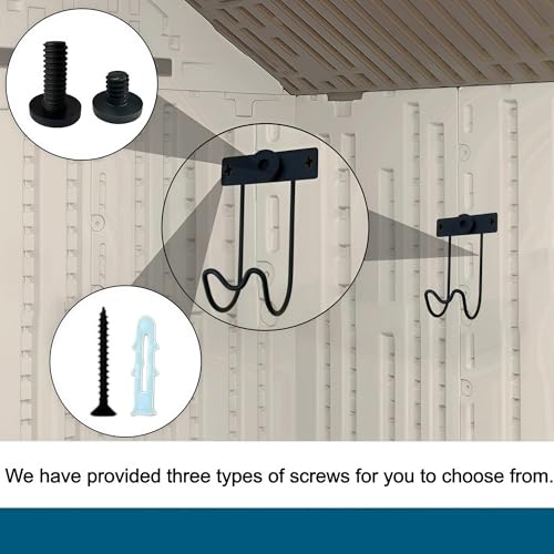 4 Pack Storage Shed Hooks
