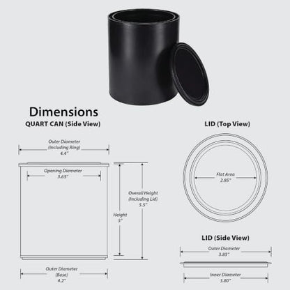 Plastic Paint Can Bucket w