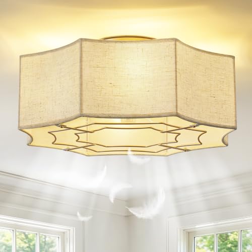 Boho Ceiling Fan with Light