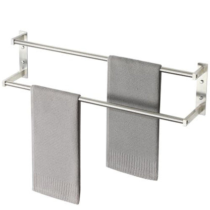 Double Towel Bars for Bathroom