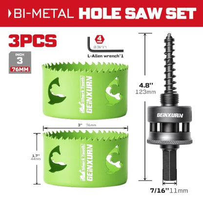 Hole Saw Set and Large&Small Mandrel