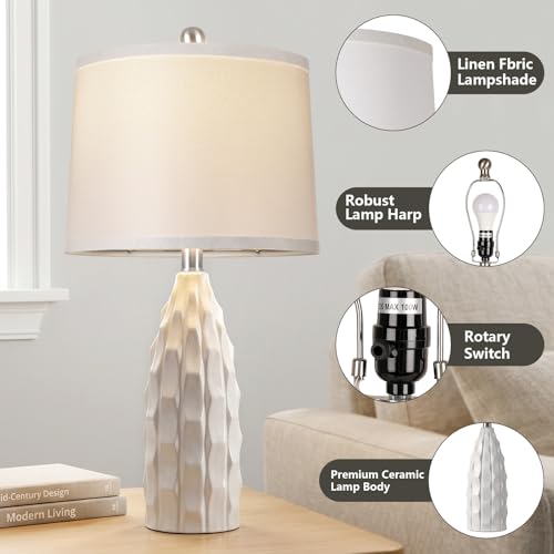 Ceramic Table Lamps Set of 2