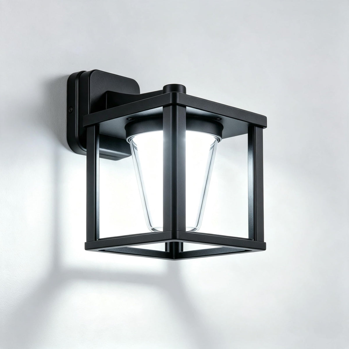 Outdoor LED Wall Sconces 15W (1/15w/6000k/Black)