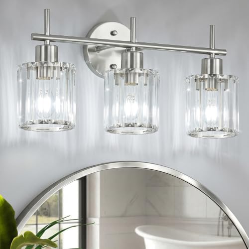 Crystal Bathroom Light Fixtures