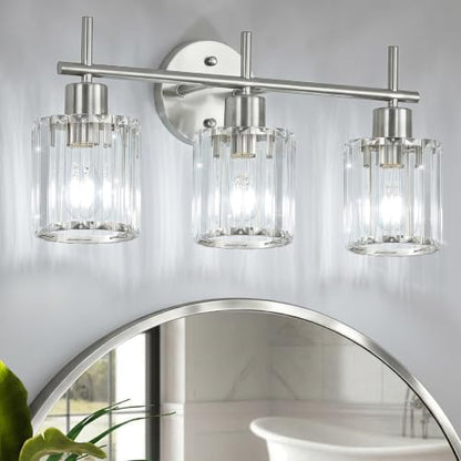 Crystal Bathroom Light Fixtures