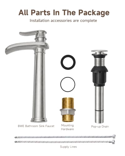 Bathroom Vessel Sink Faucet Waterfall Faucet