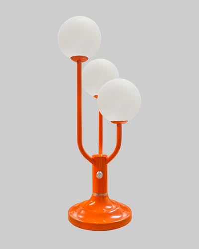 Globe Table Lamp for Bedroom Dimmable Modern Round Ball Lamp