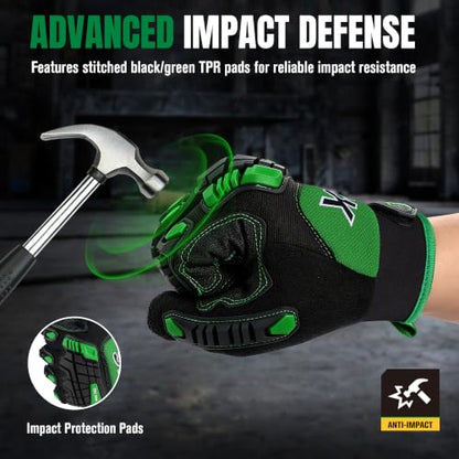 Unisex Heavy impact Touchscreen Work Gloves