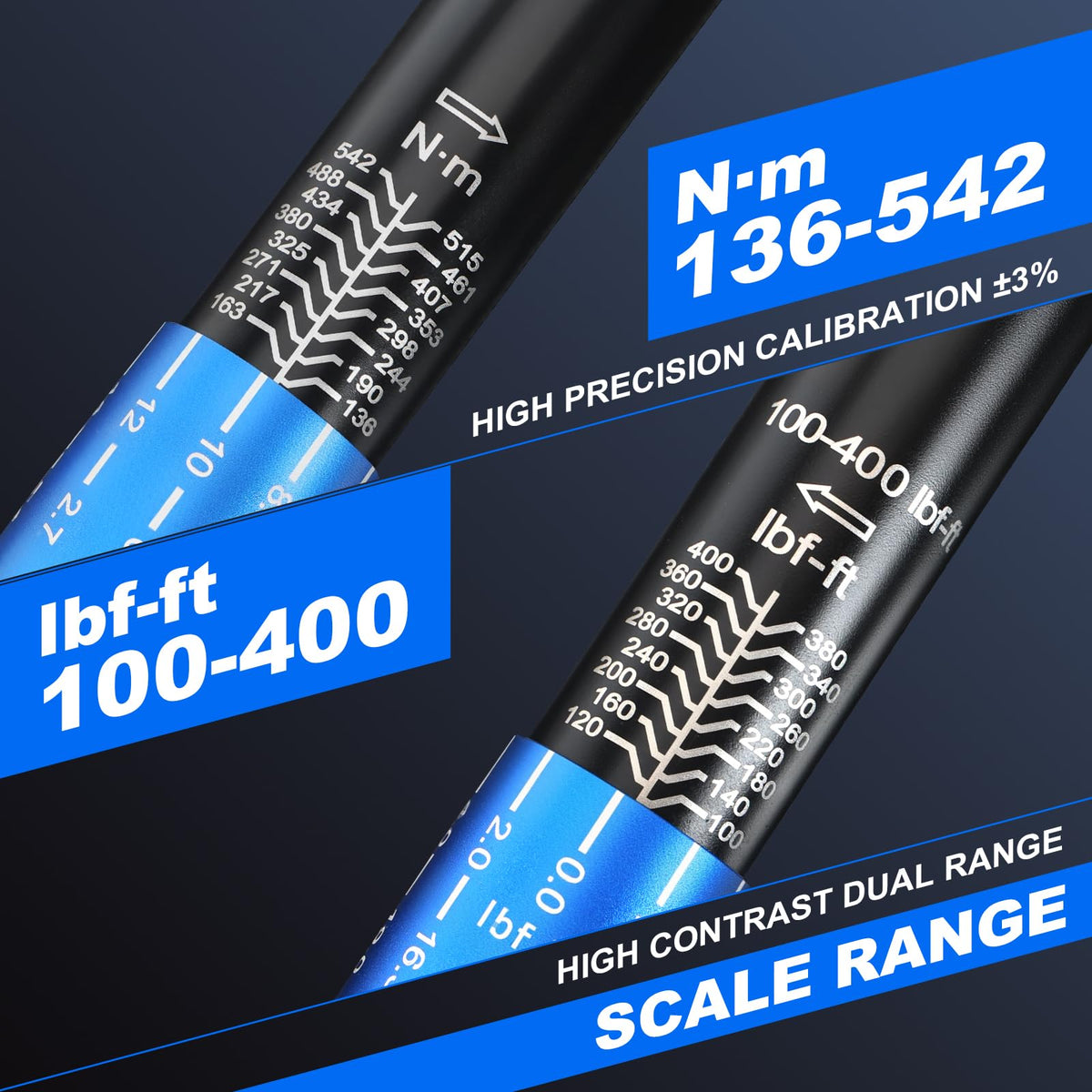 Torque Wrench 3 (3/4inch 100-400Ft.lb)