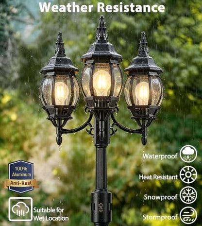 Motion Sensor Outdoor Post Lights