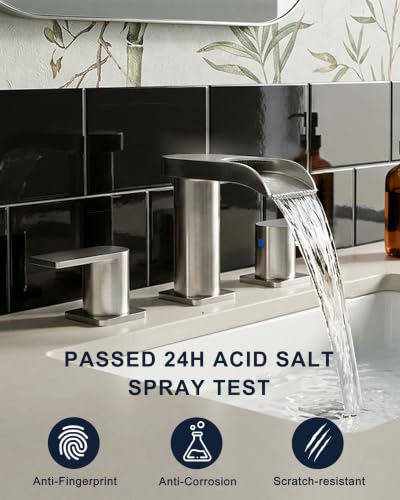 Square Waterfall Faucet 3 Hole