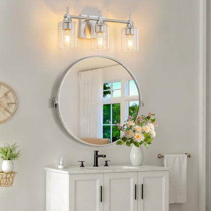 3 Light Modern Bathroom Vanity Light (3-light / Brushed Nickel)