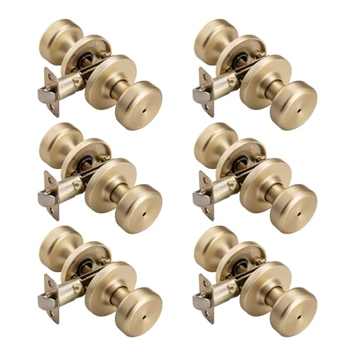 Black Door Knobs Interior with Turn Lock