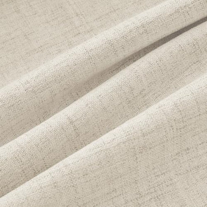 100% Blackout Linen Curtains 2 Panels Set for Bedroom Solid Luxury Decor Thermal Insulation Room Darkening Back Tab Rod Pocket Drapes for Living Room Nursery