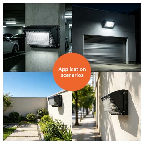120W LED Wall Pack Light with Dusk