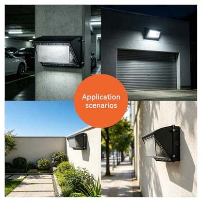 120W LED Wall Pack Light with Dusk