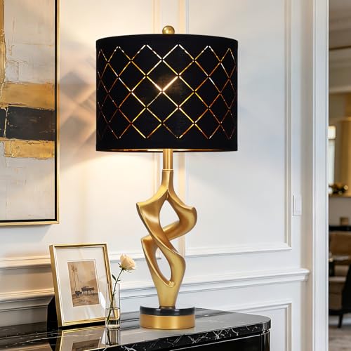Marble Table Lamps Set of 2
