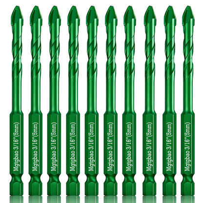 10PC Green 3 16 inch Upgraded Concrete Drill Bit (3/16 in / Green)