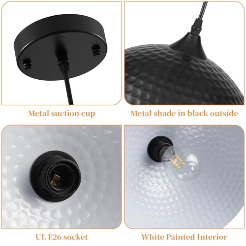 L-Vin02-Hammered-Pendant Light