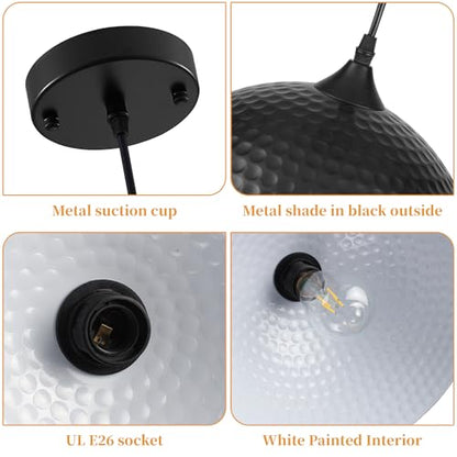 L-Vin02-Hammered-Pendant Light