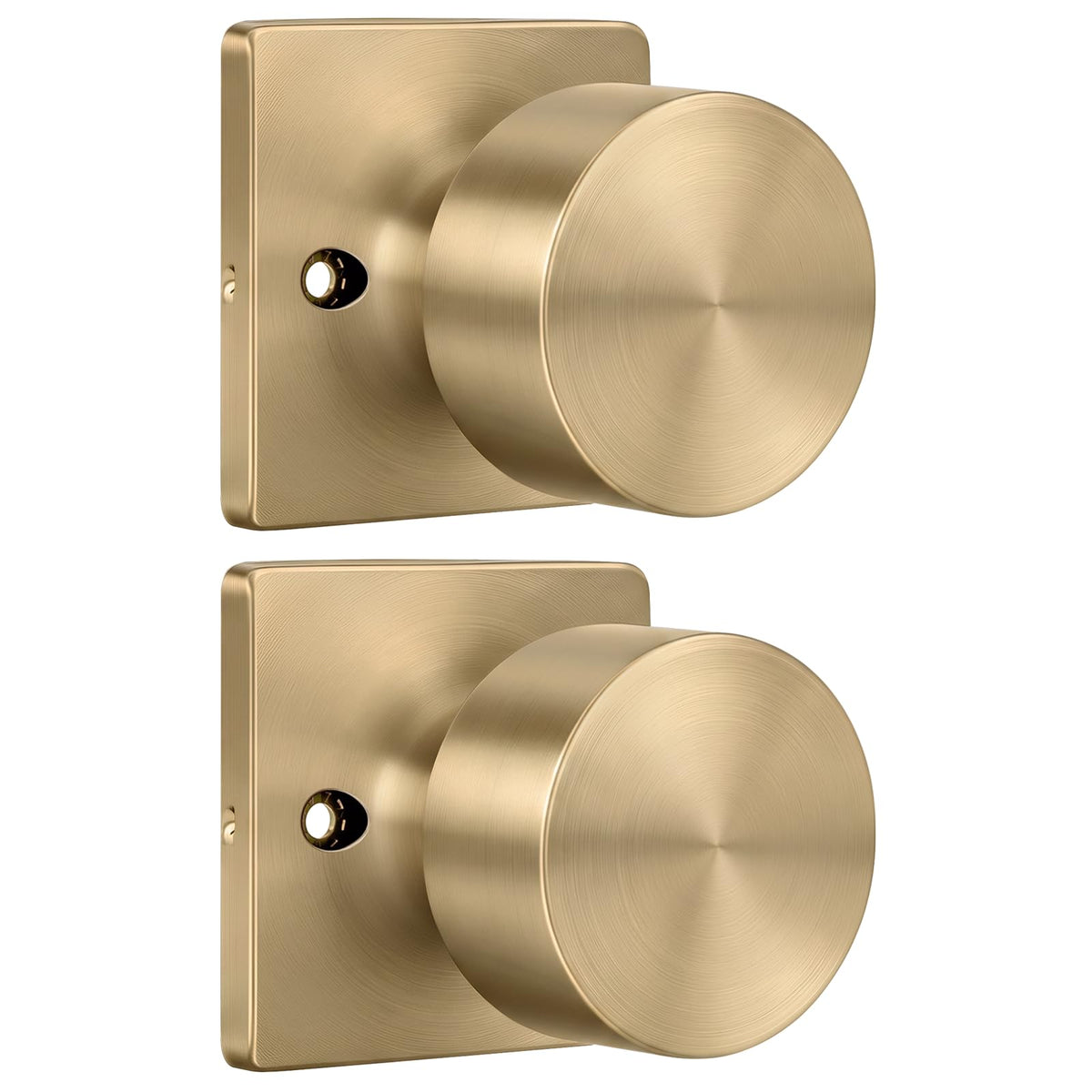 Champagne Bronze Dummy Door Knobs (Champagne Bronze)