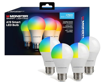 Smart LED Light Bulbs WiFi Color Changing Bulbs