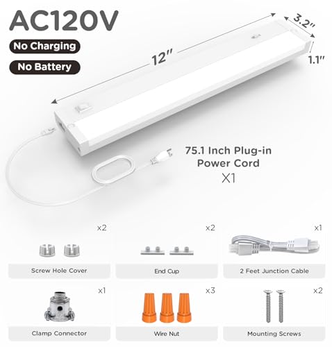 Under Cabinet Lighting Hardwired or Plug in
