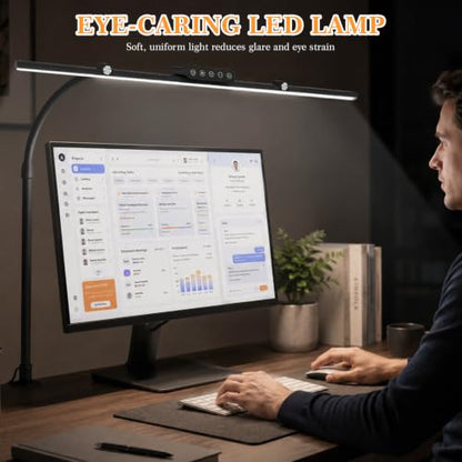 Desk Lamps for Home Office with Clamp