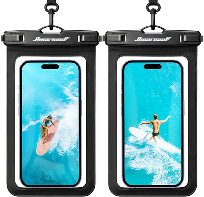 Waterproof Phone Pouch (2-Pack Black)
