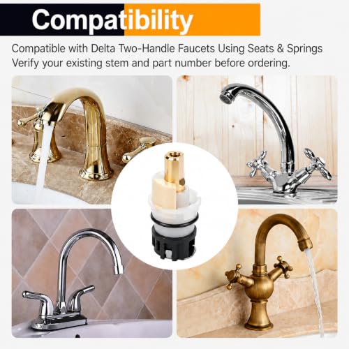 RP25513 Faucet Stem Replacement Kit for Delta Two Handle Faucet