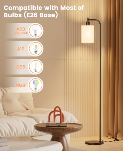 Floor Lamp with Linen Shade