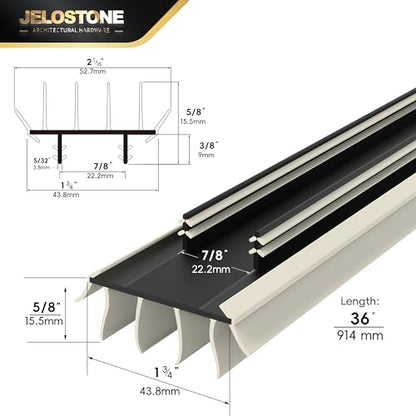 2 Pack 36" Kerf Door Bottom Seal Replacement